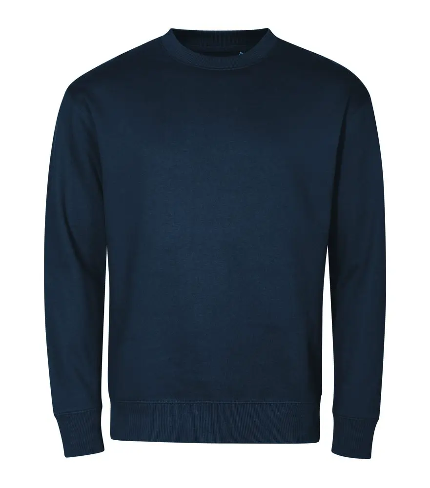 MALFINI Unisex mikina Crew - Námořní modrá | L
