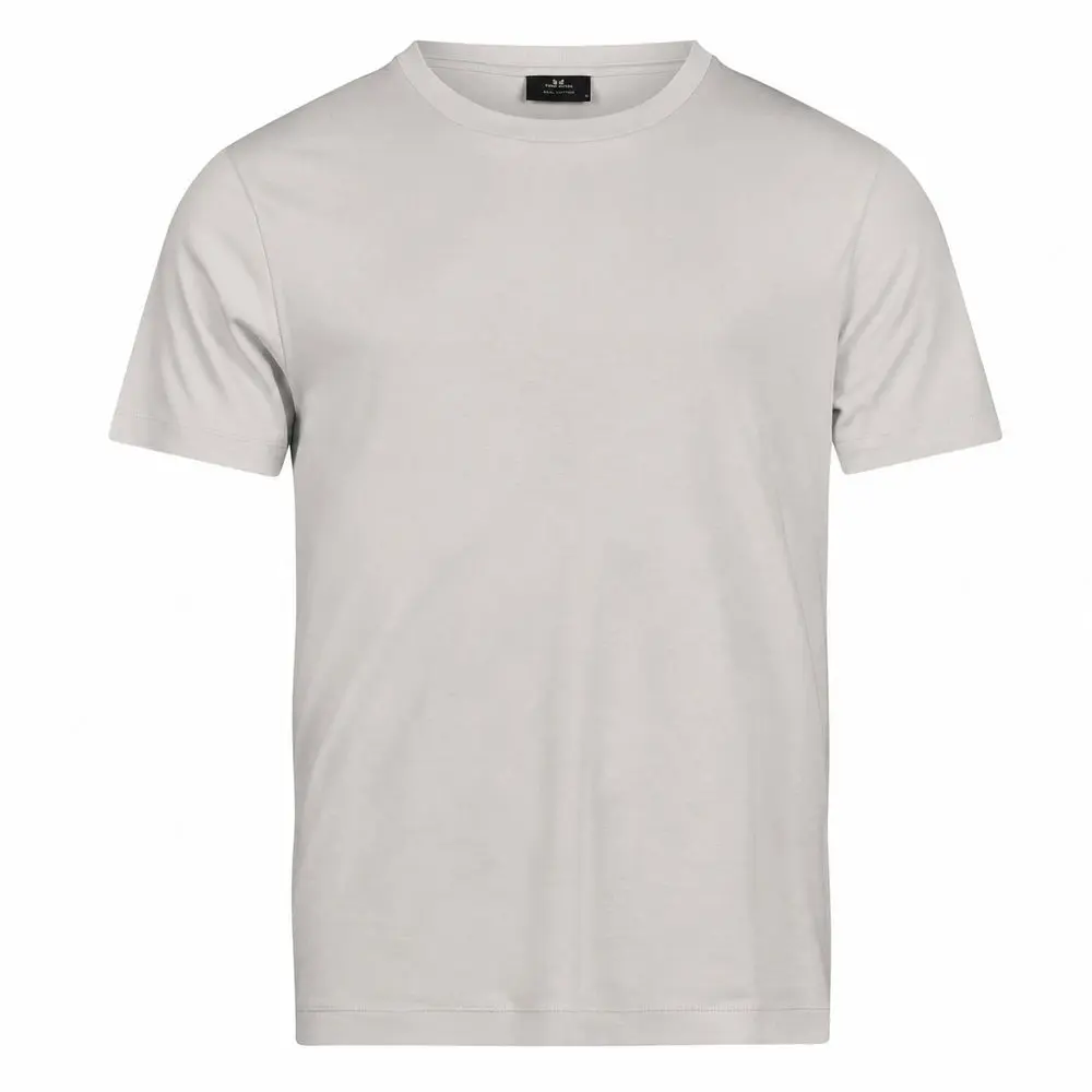 Tee Jays Pánské tričko s krátkým rukávem Pima Cotton - Cementová | XL