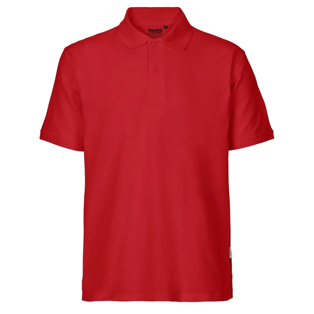 Neutral Pánská polokošile Classic z organické Fairtrade bavlny - Červená | 3XL