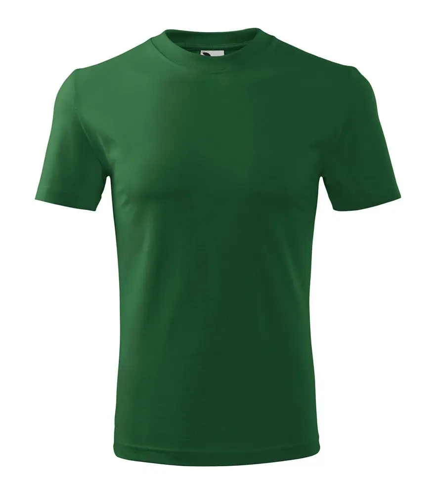 MALFINI® Unisex 100 % bavlněné tričko Classic Malfini 160 g/m Barva: zelená lahvová, Velikost: L