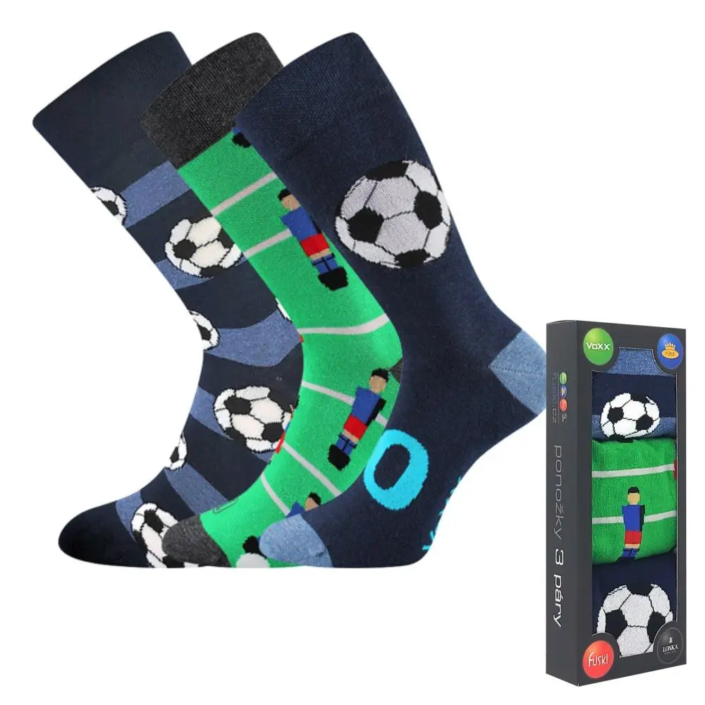 Pánské ponožky Lonka - Debox D, fotbal Barva: Mix barev, Velikost:
