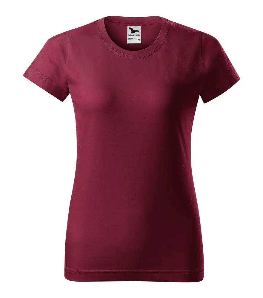 MALFINI BASIC dámské Tričko garnet S 46-S