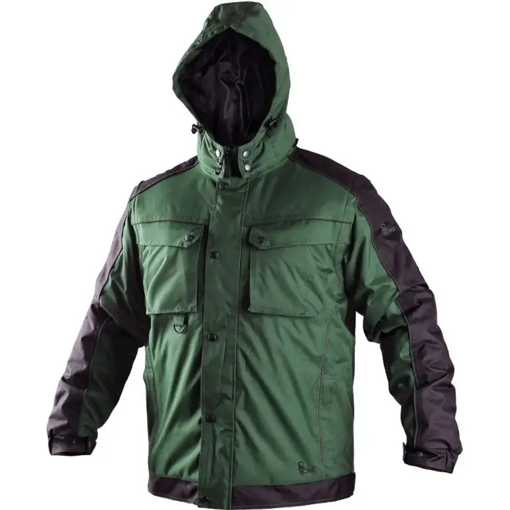 Bunda Irvine, šedo-černá - 6XL