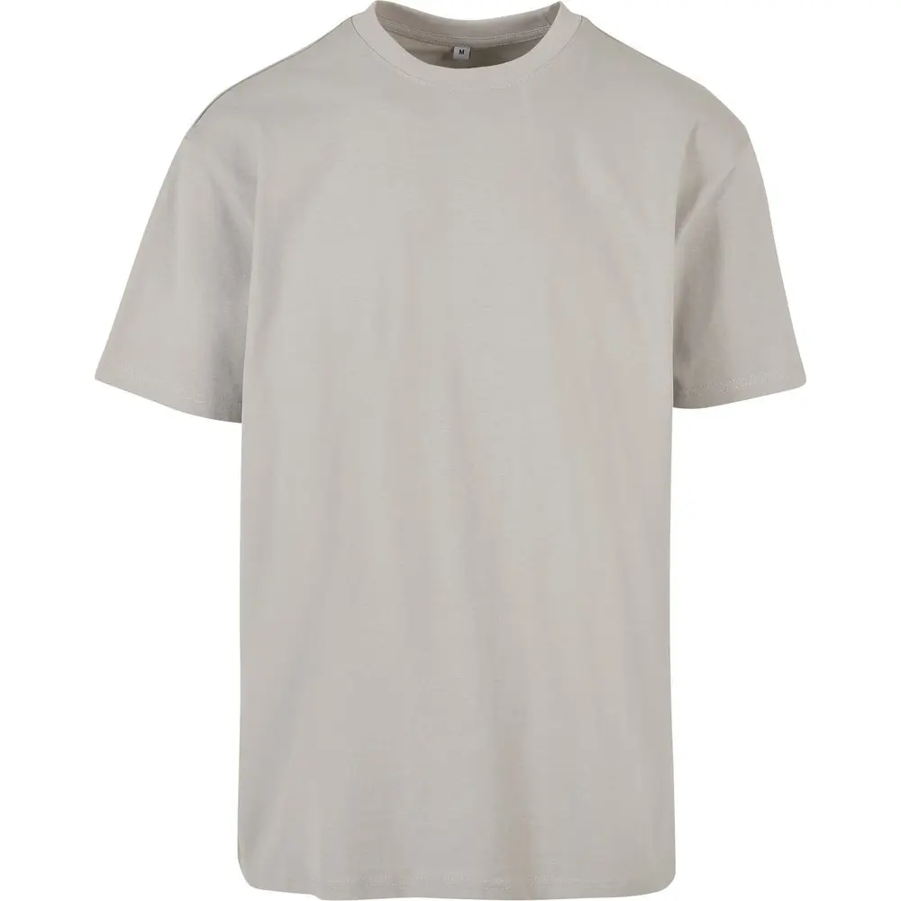 Build Your Brand Volnočasové oversize tričko z husté bavlny 240 g/m² se spadlými rameny Barva: šedá asfaltová světlá, Velikost: L