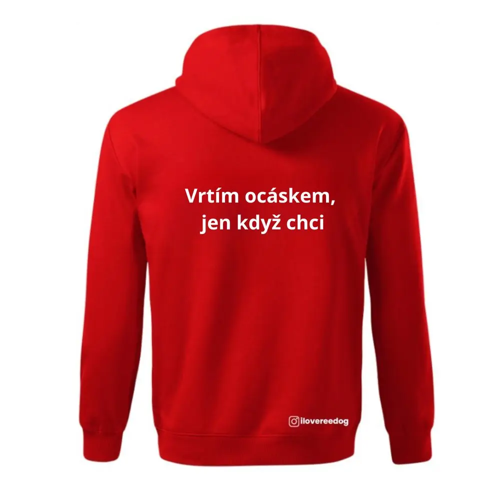 Reedog mikina červená "Ocásek" - L | P58441