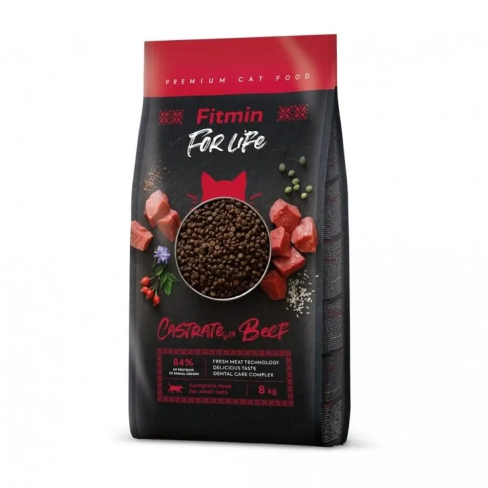 Fitmin Cat For Life Castrate Beef 8 kg | P57182