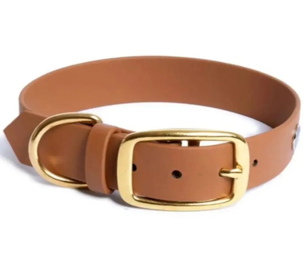 Reedog obojek světle hnědý Biothane - M/L | P58493