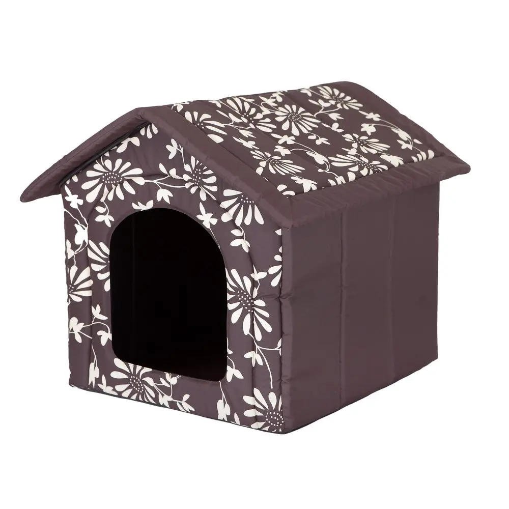 Reedog Domeček Brown Flower - M | P3909