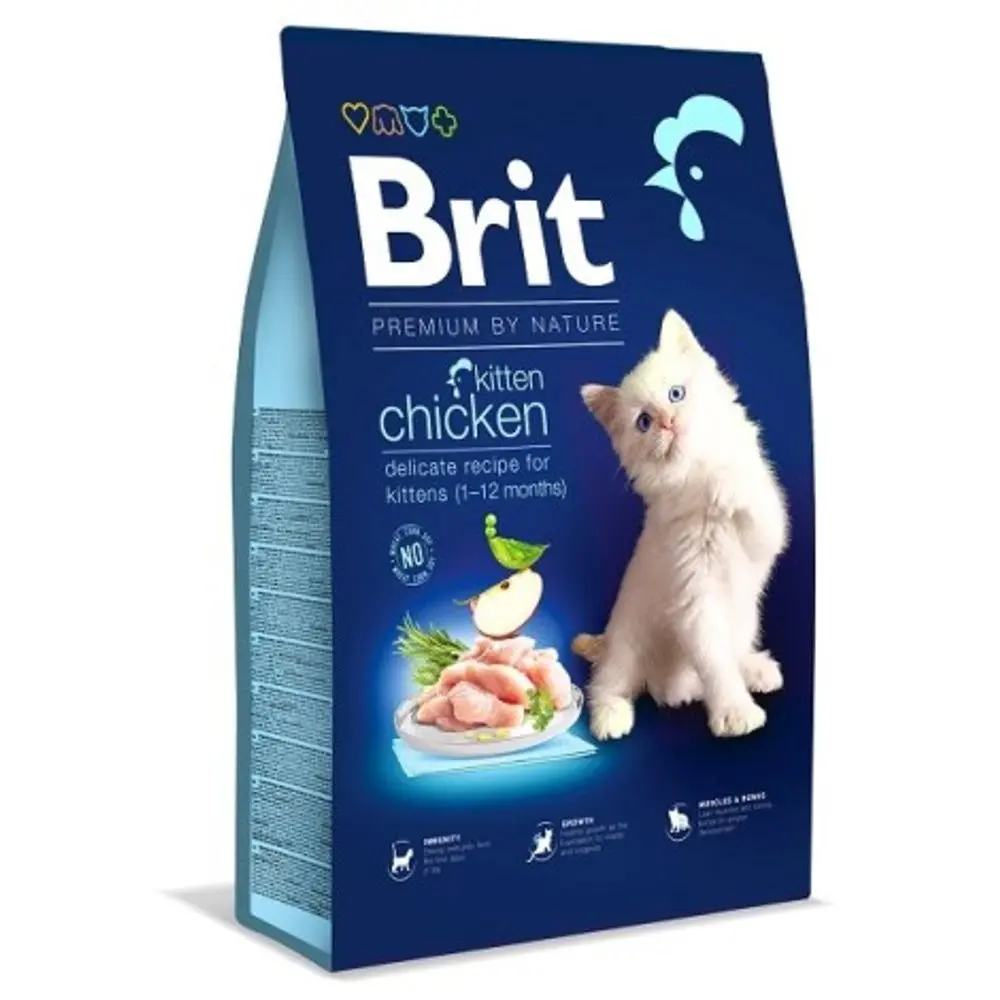 Brit Premium Cat by Nature Kitten Chicken 8 kg | P57219