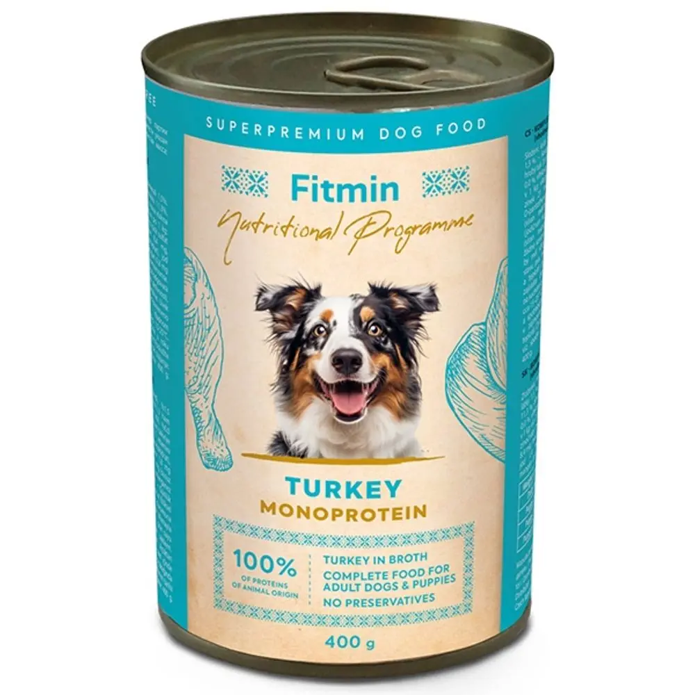 Fitmin Dog NP konzerva krůtí 400 g | P58018