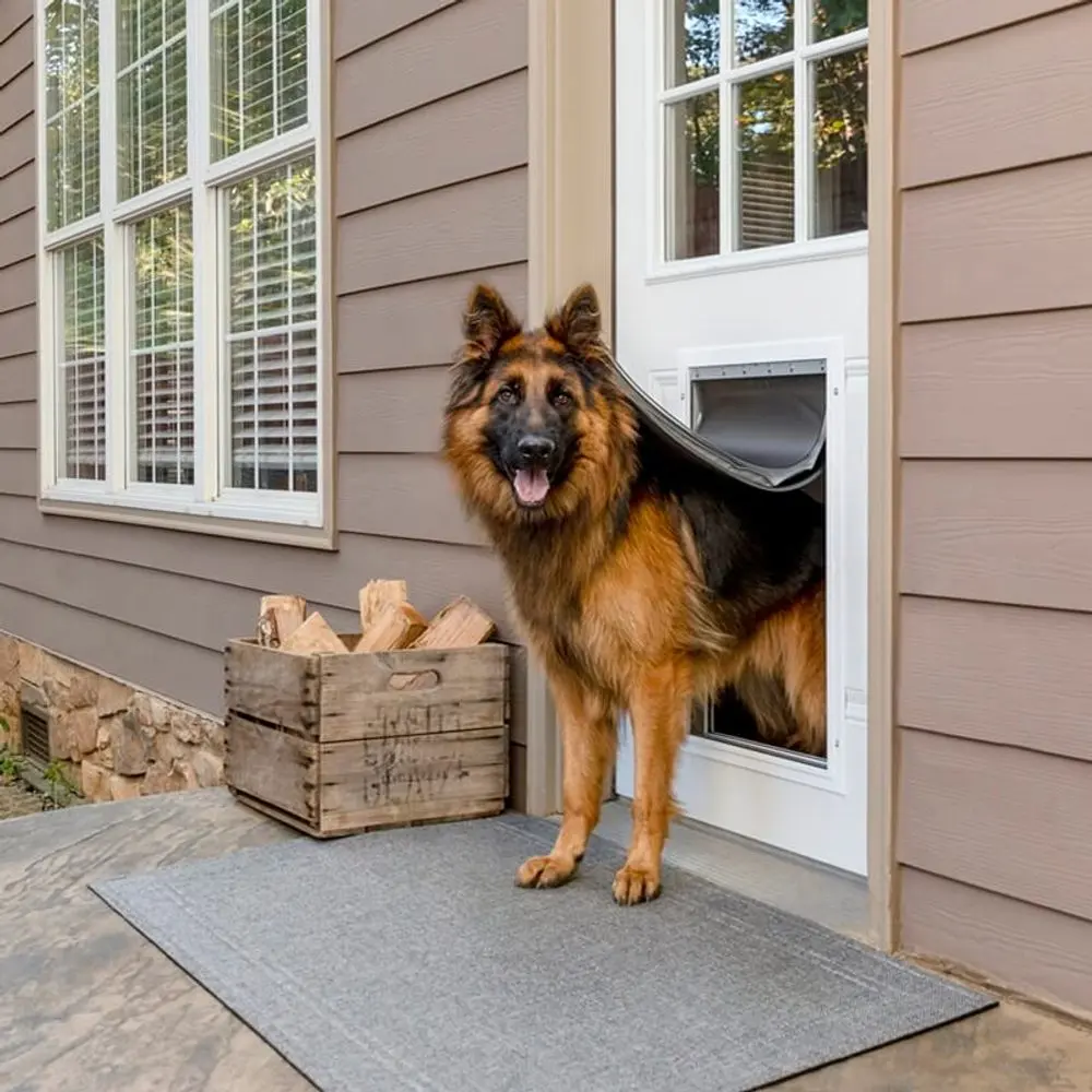 PetSafe® Extreme Weather dvířka pro psy hliníková - XL | P55138