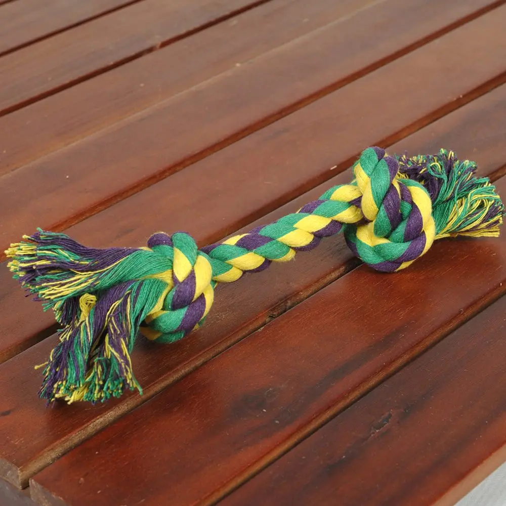 Reedog bavlněný uzel, 26 cm - Žluto-zelená | P50322