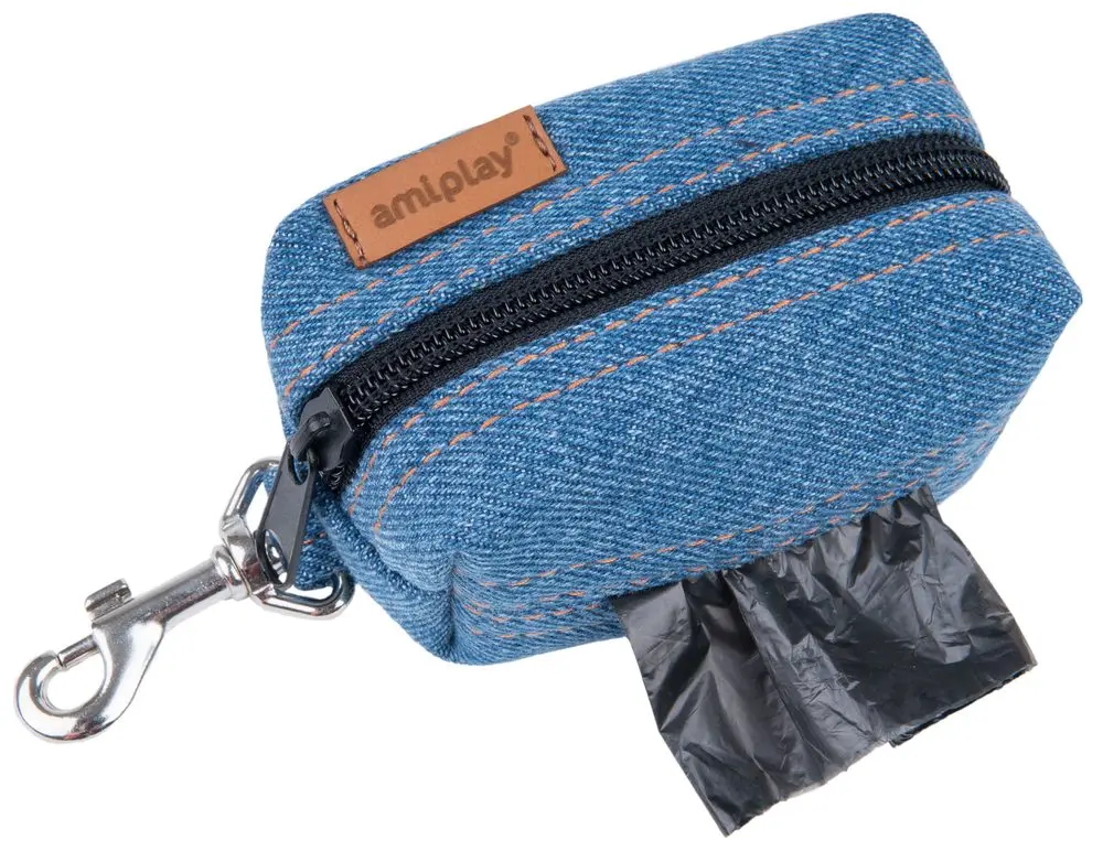 Amiplay Pytlík na sáčky Denim světlý | P58725