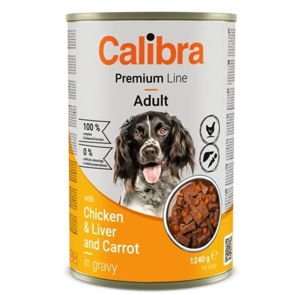 Calibra Dog Premium konzerva Chicken & Liver 1240 g | P56800