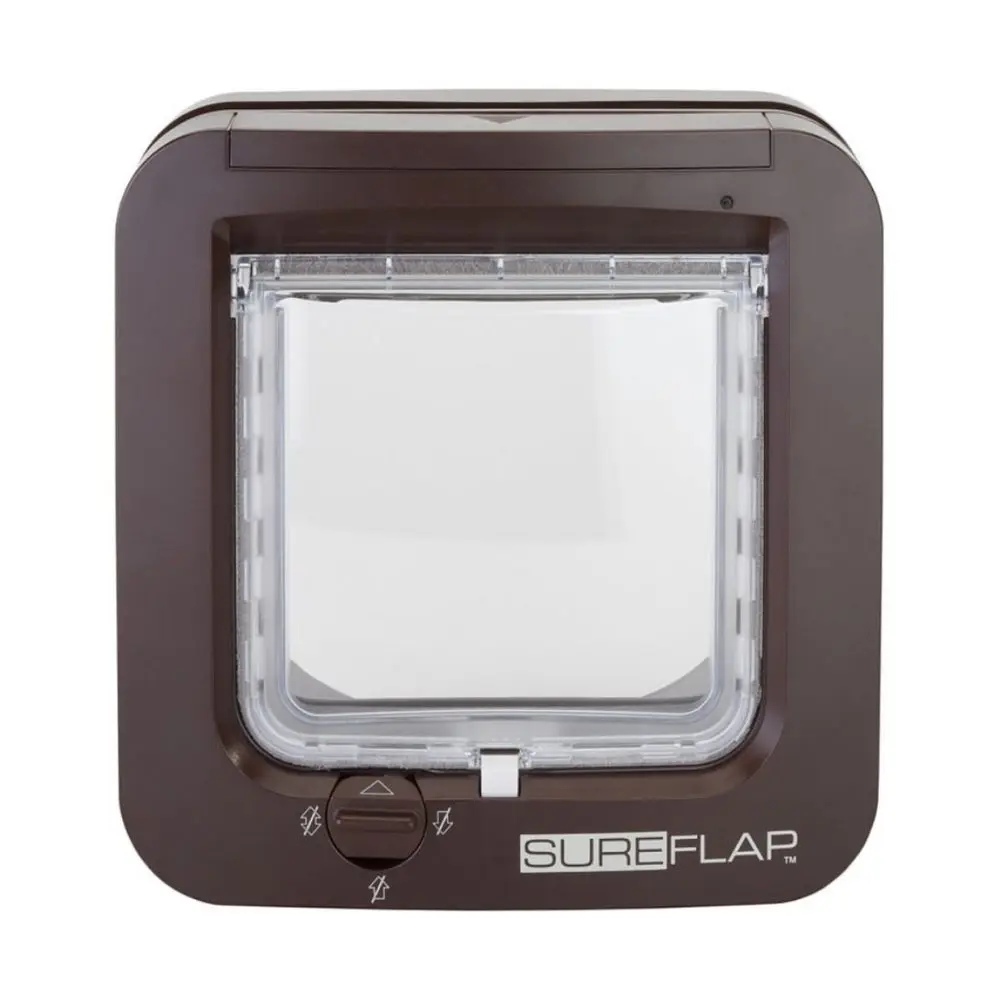 Dvířka SureFlap s mikročipem pro kočky - hnědá | P6484