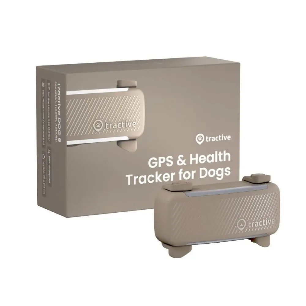 Tractive GPS DOG 6 | GPS lokátor a monitor aktivity i zdraví pro psy - hnědá | P57372