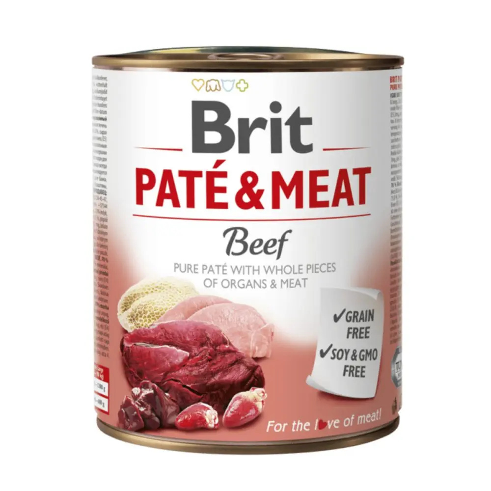 Brit konzerva Paté & Meat Beef 800 g | P58010