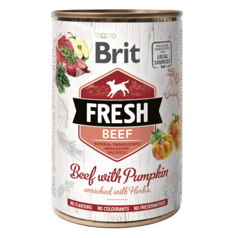 Brit Fresh Dog konzerva Beef with Pumpkin 400 g | P57987