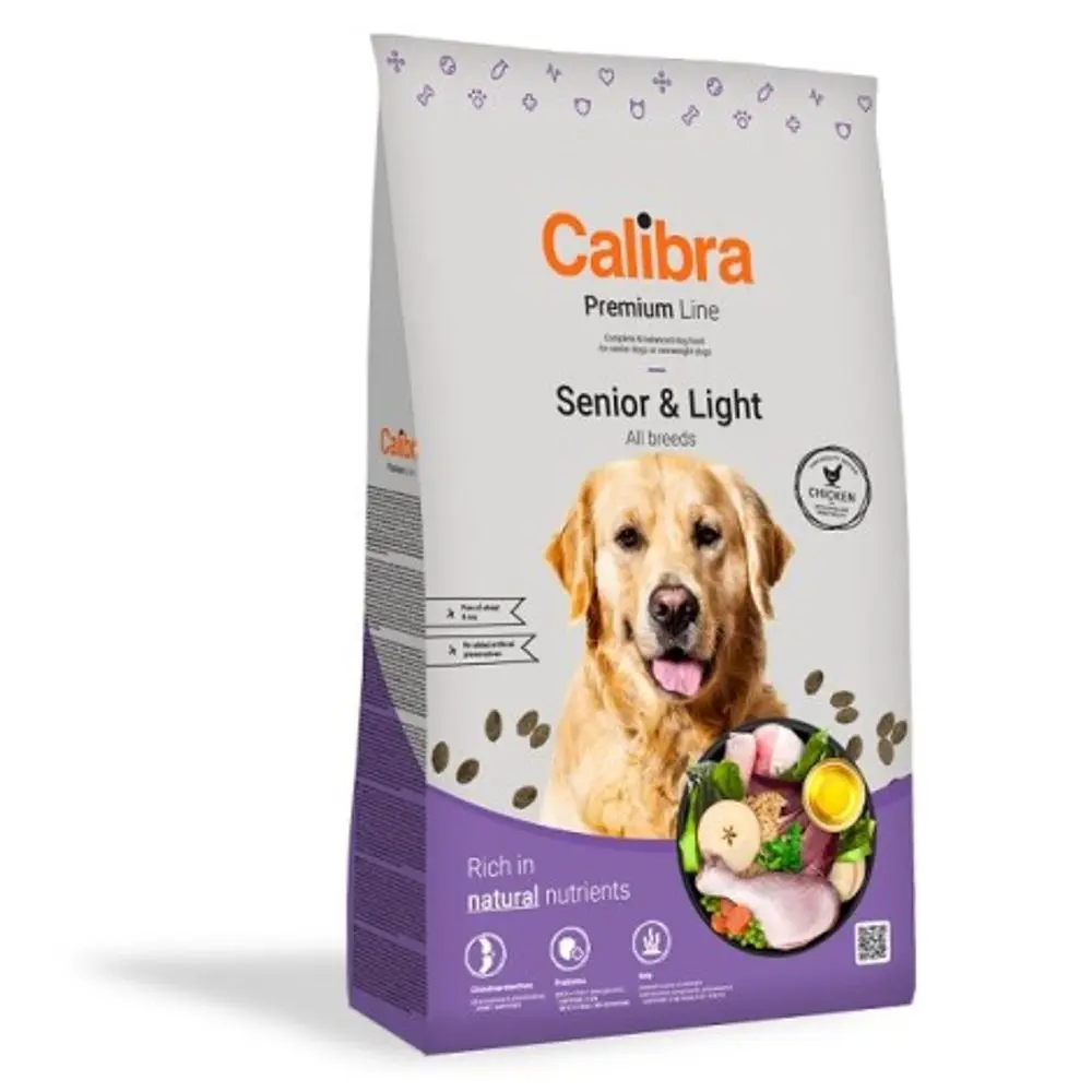 Calibra Dog Premium Line Senior & Light 12 kg | P57051