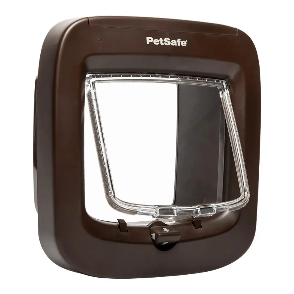 PetSafe® Dvířka pro kočky na mikročip Hnědé | P58702