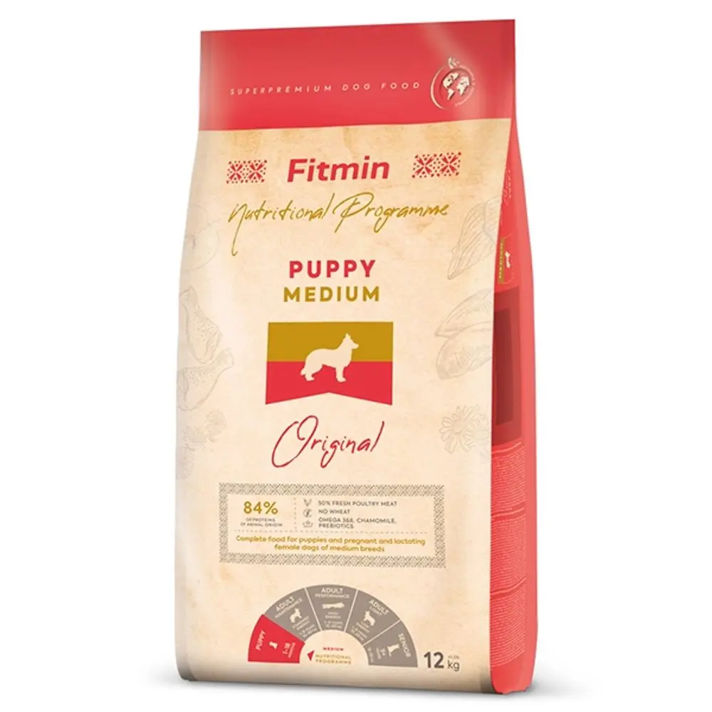 Fitmin Dog Medium Puppy 12 kg | P56335
