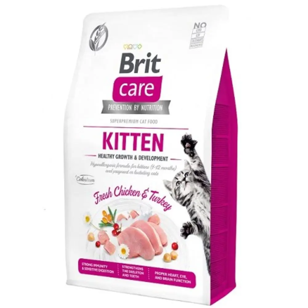 Brit Care Cat Grain-Free Kitten Healthy Growth & Development 2 kg | P57269