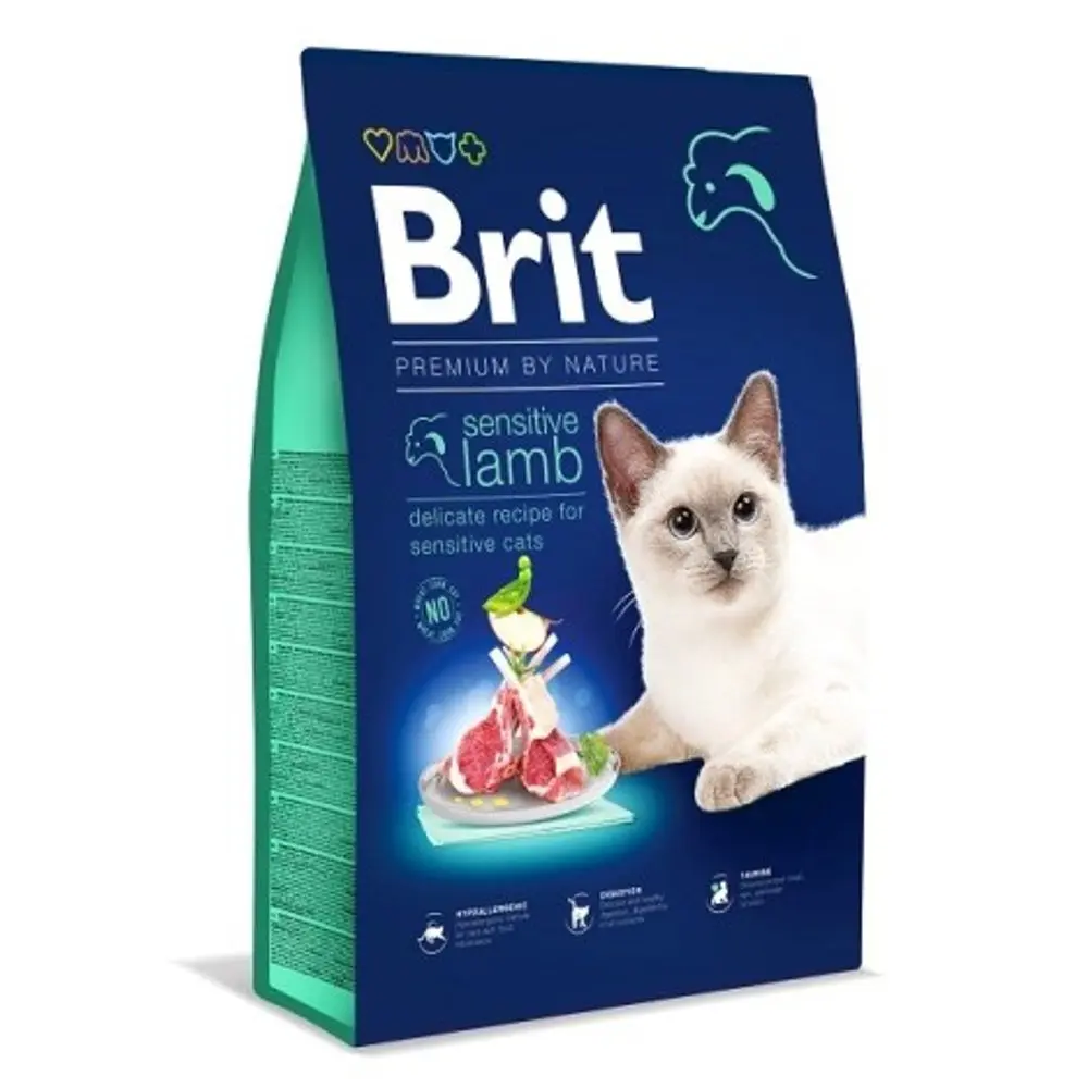 Brit Premium Cat by Nature Sensitive Lamb 8 kg | P57225