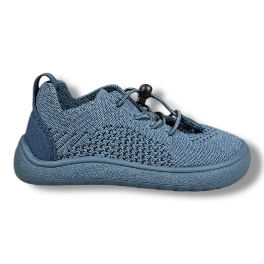 Protetika Dětská plátěná obuv BAREFOOT - modré - 20