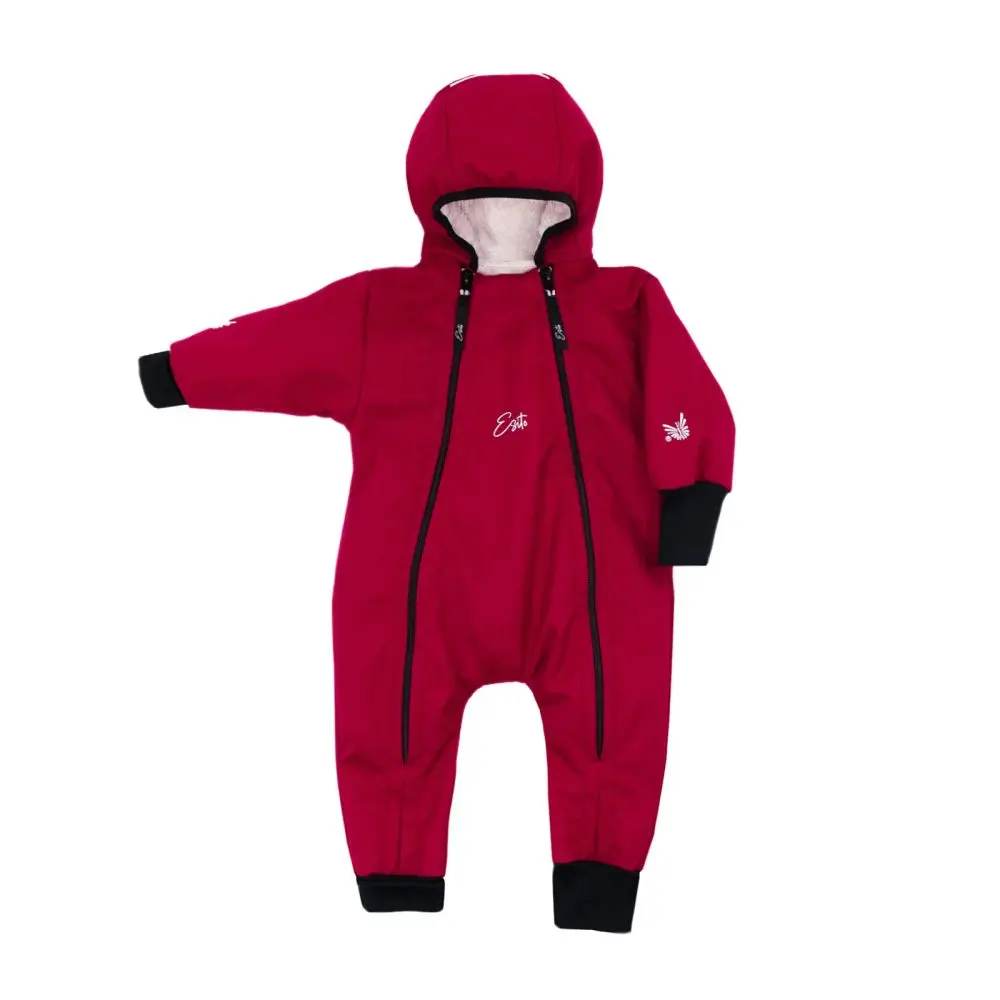 ESITO Rostoucí zimní softshellová kombinéza Lamb Red - červená -