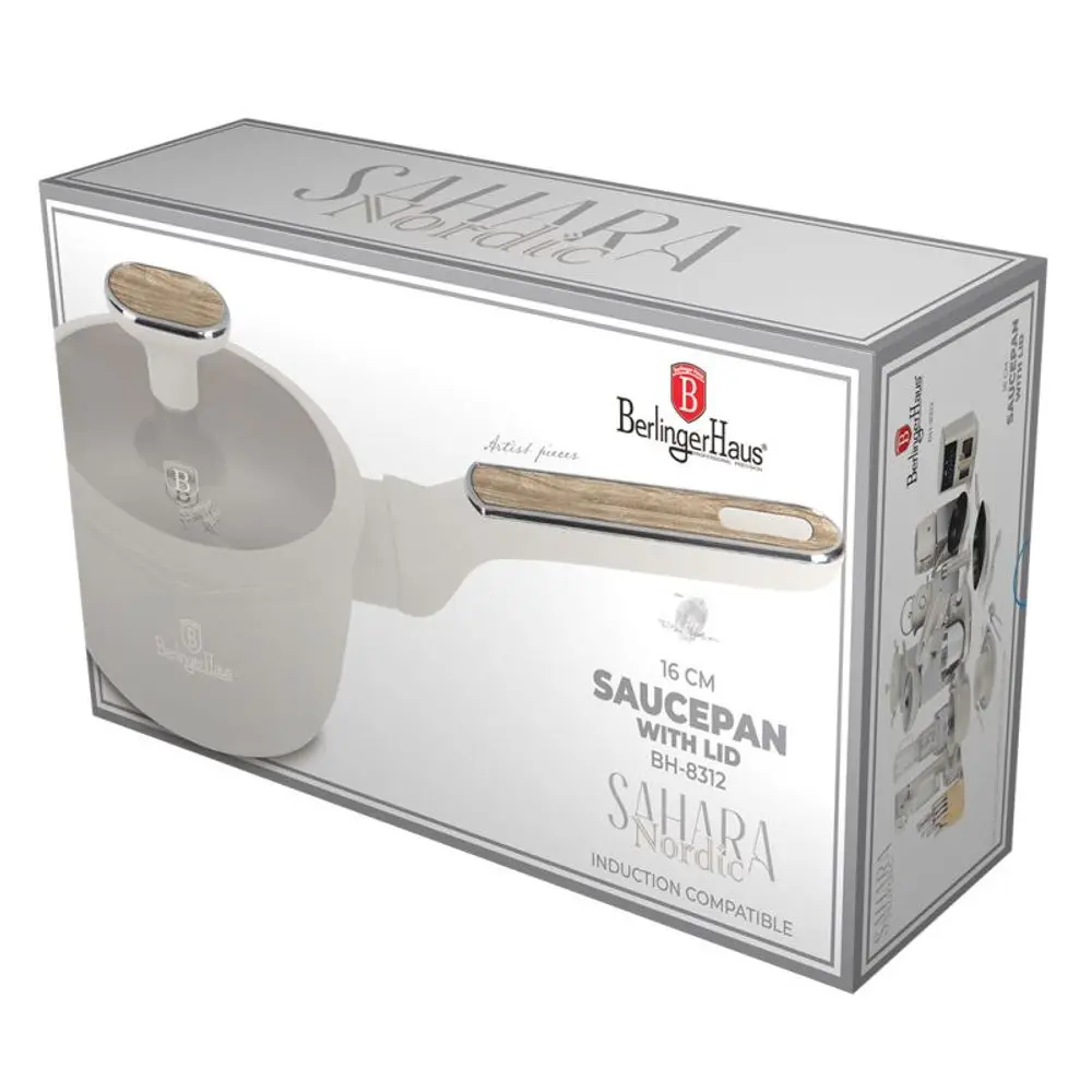 BERLINGERHAUS Rendlík s titanovým povrchem a poklicím 16 cm Sahara Nordic Collection BH-8312