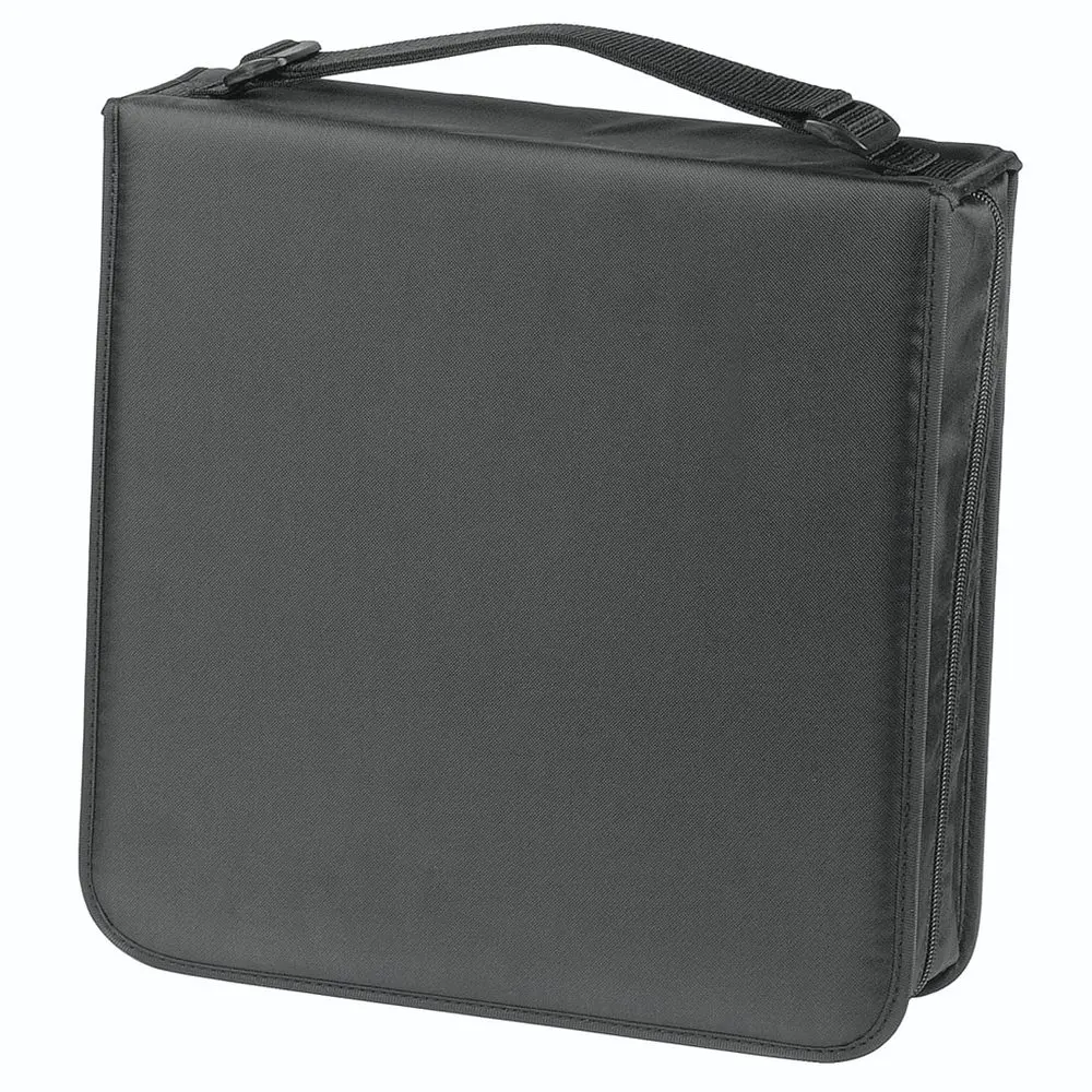 Hama Wallet 208, pouzdro pro 208 CD/DVD/Blu-ray disků, polyester, černé
