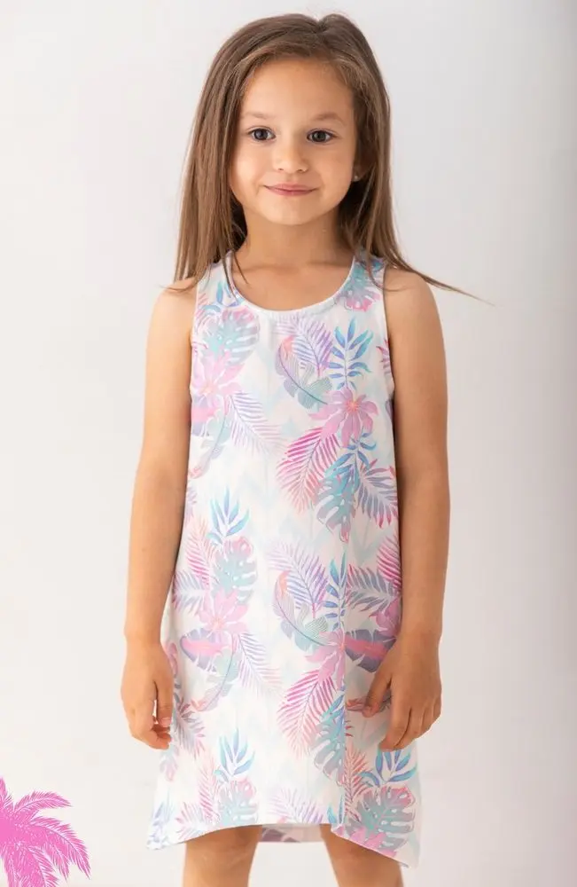 Lily Grey Dívčí letní šaty Lily grey s letním potiskem - 98