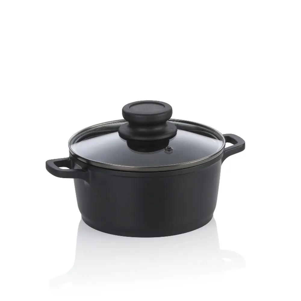 KELA Kastrol s keramickým povrchem a poklicí ATURA 16 cm 1 l KL-15169