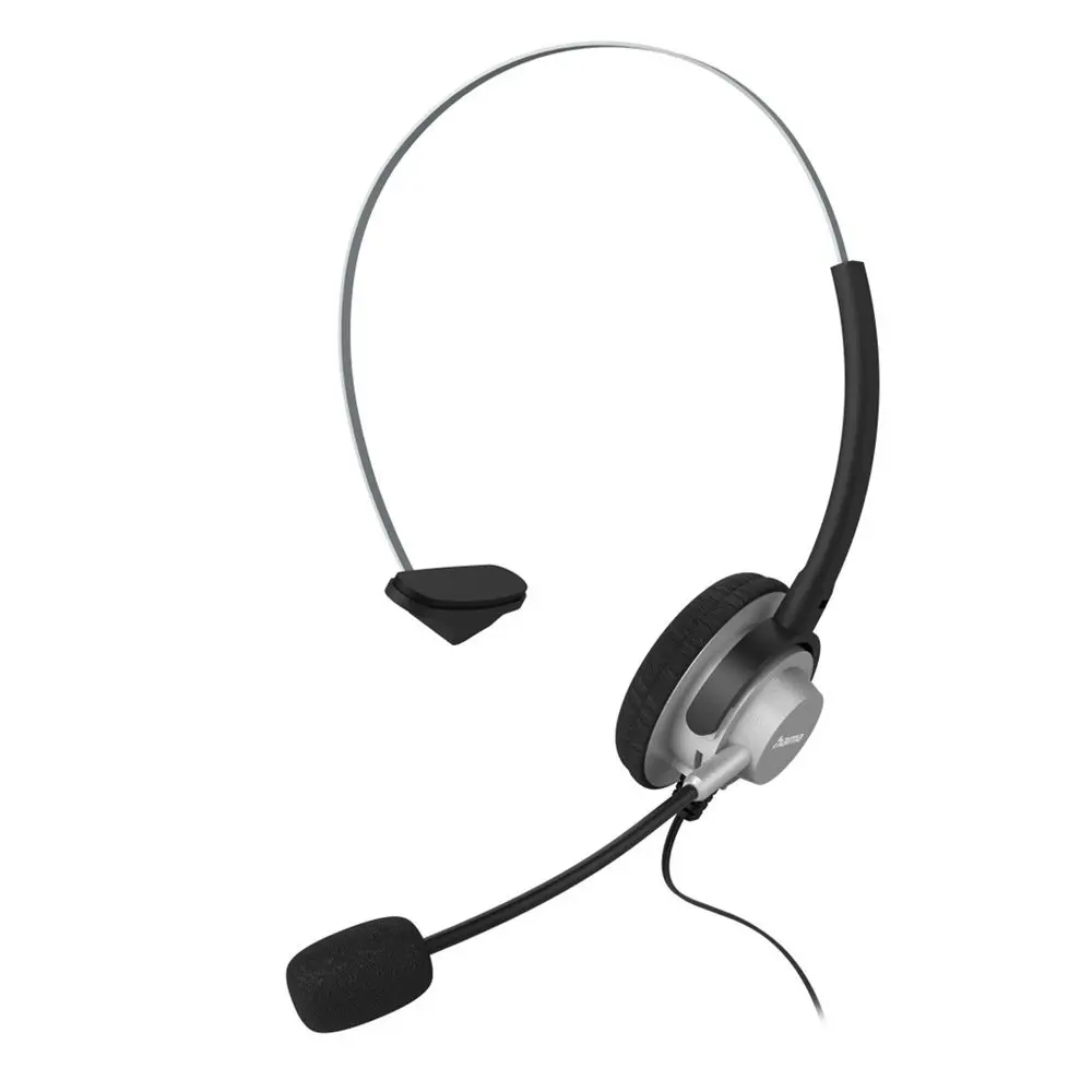Hama On-ear headset pro bezdrátové telefony, mono, jack 2,5 mm, kabel 1,2 m