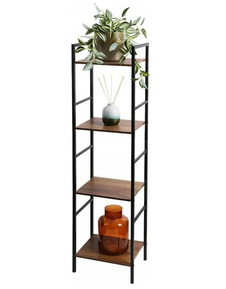 HOMESTYLING Úložný regál 4 police 106 cm KO-DD1000680