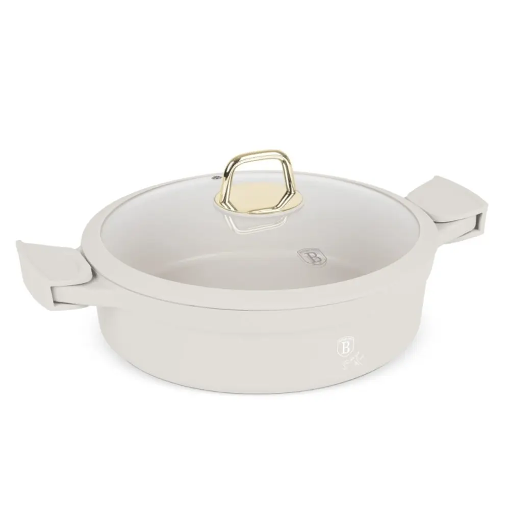 BERLINGERHAUS Pekáč s titanovým povrchem a poklicí 28 cm Sahara Collection BH-7785