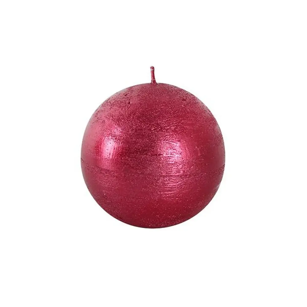 TORO SVÍČKA KOULE, PRŮMĚR 8CM, ČERVENÁ