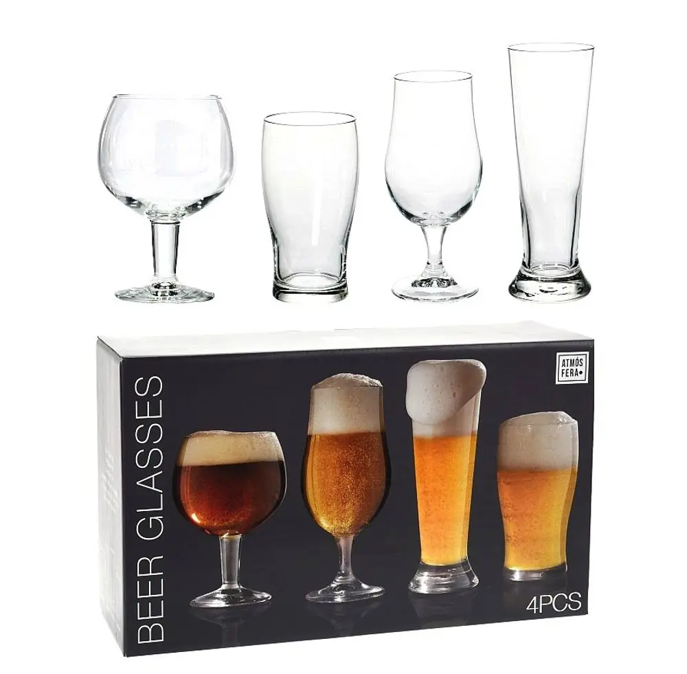 EXCELLENT HOUSEWARE Sklenice na pivo sada 4 ks KO-CC7001930