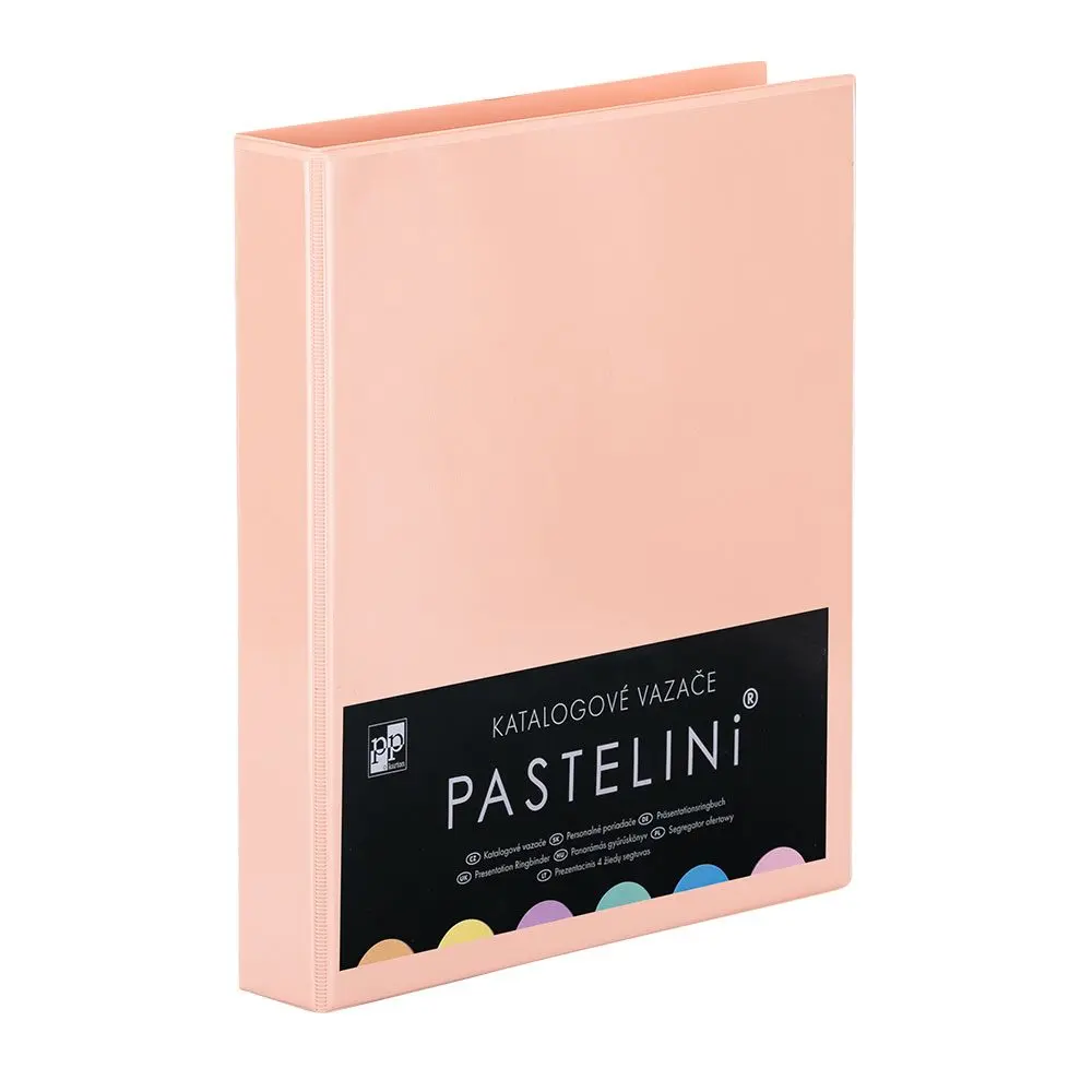 Karton P+P Katalogový vazač A4 - D30 PASTELINI meruňková 5-148
