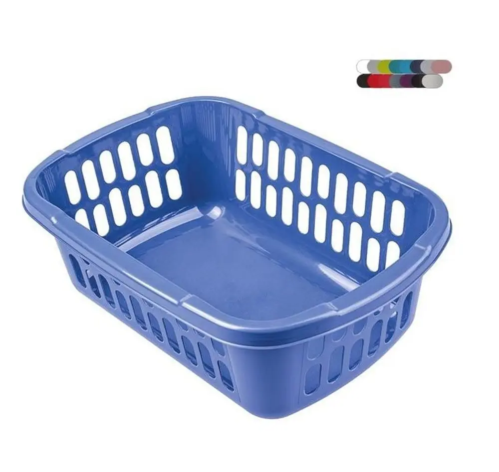 košík 34x24x11,5cm, AŹUR velký, mix, plast