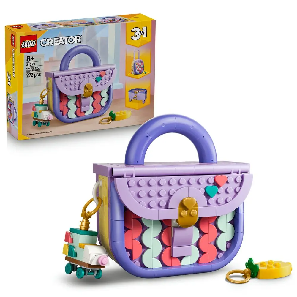 Lego® creator 31391 módní kabelka s úložným prostorem
