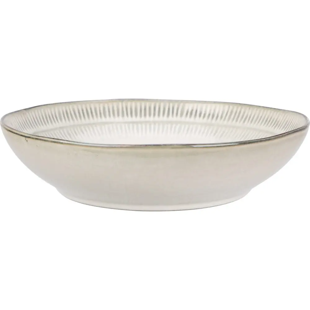 SIAKI Talíř hluboký sada 6 ks 20 cm šedá kamenina KO-Q97001510
