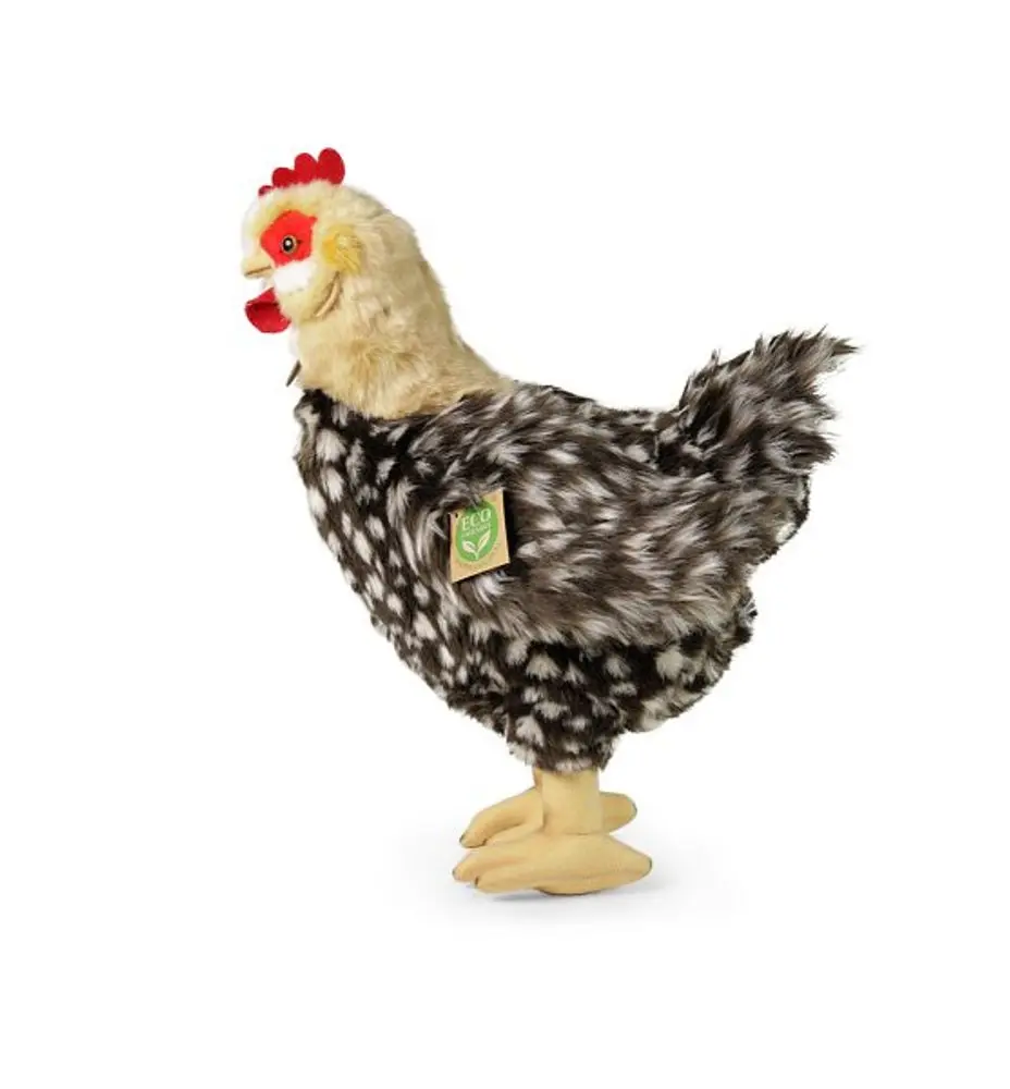 Rappa Plyšová SLEPICE stojící - 33 cm - ECO-FRIENDLY