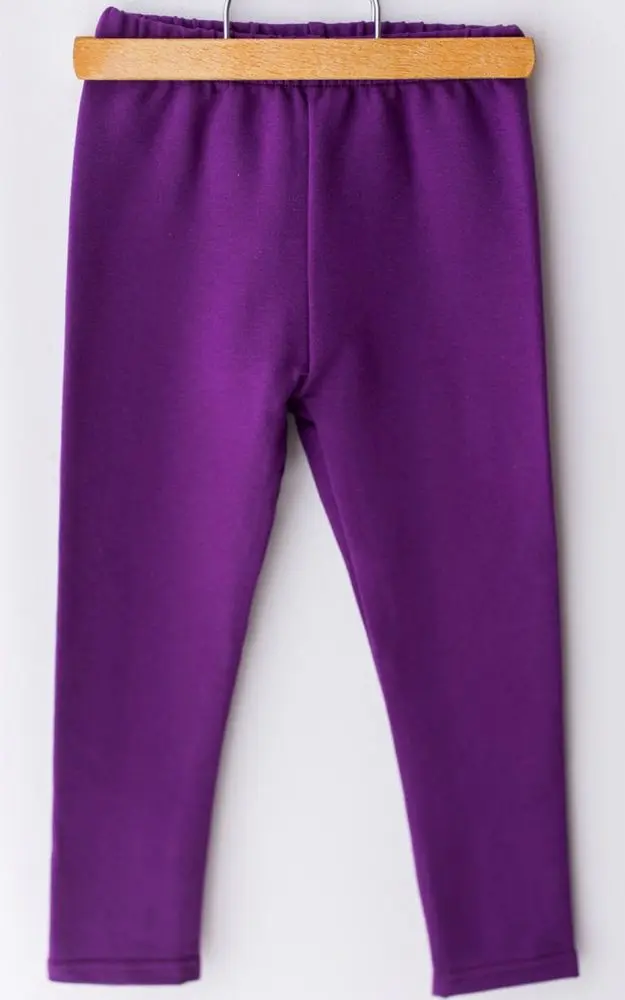 Termo legíny dívčí jednobarevné violet - 104