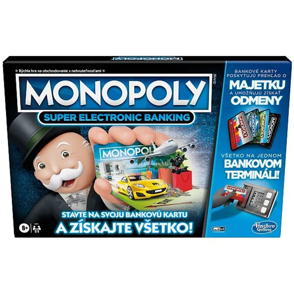 Hasbro Monopoly Super elektronické bankovníctvo SK
