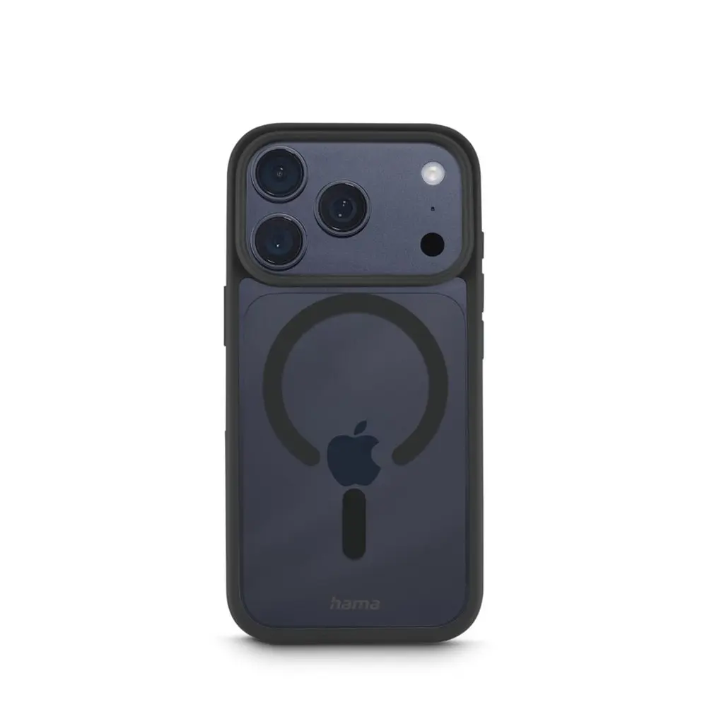 Hama Frame Protect, kryt pro Apple iPhone 17 Pro, magnetický, průhledný/černý
