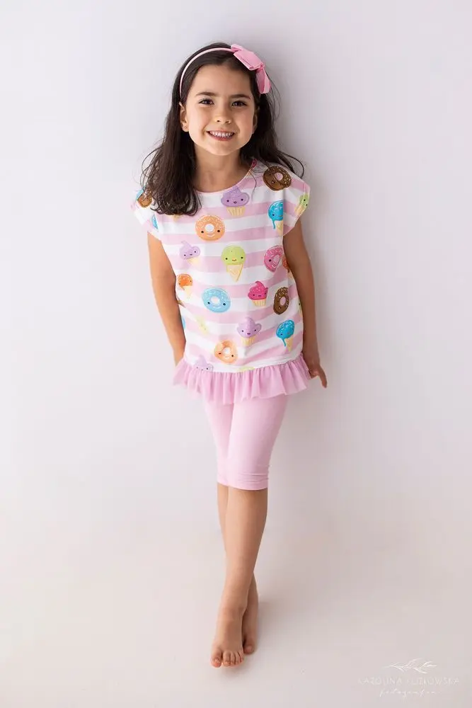 Tunika s tylem Lily Grey donuty