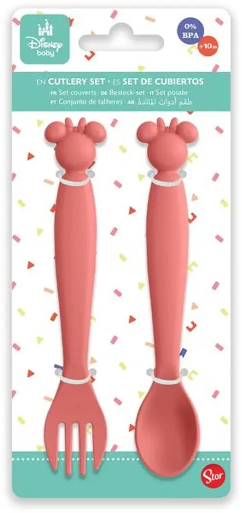 STOR Dětský plastový příbor MINNIE 2ks