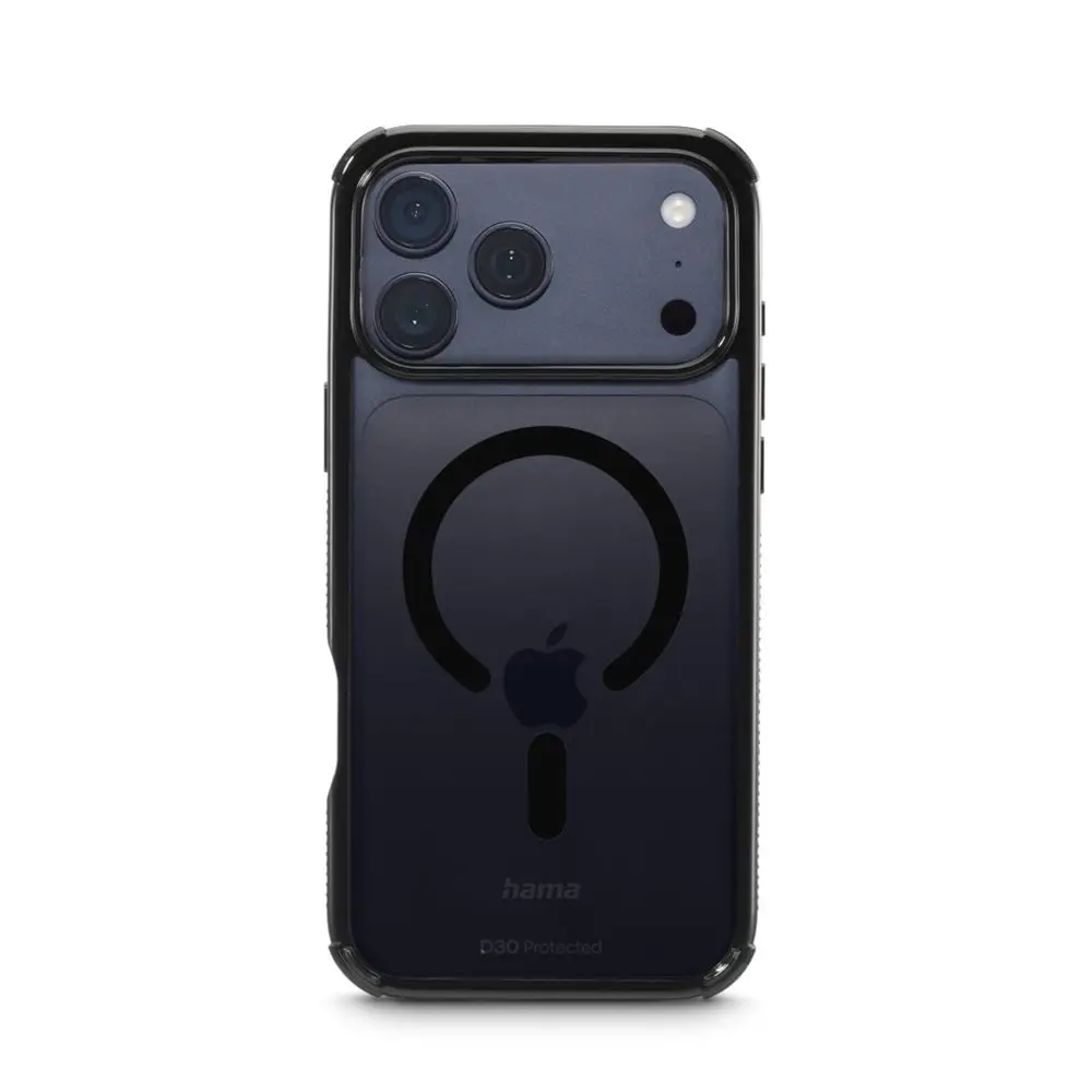Hama Extreme Protect, kryt pro Apple iPhone 17 Pro Max, magnetický, D3O®, černý - vyrobený v Německu