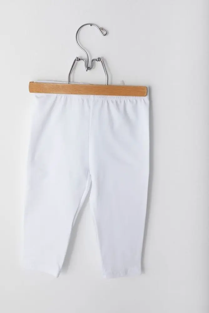 3/4 Legíny Lily Grey bílé - 98